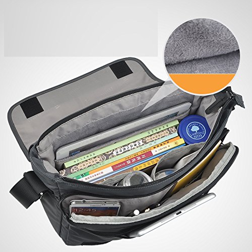Men's Nylon Sports Shoulder Bag - Portable Travel Backpack for Men & Women - Lightweight Durable Barrel Bucket Handbag (Black) - Perfect for Gym, Hiking, Commuting & Daily Use