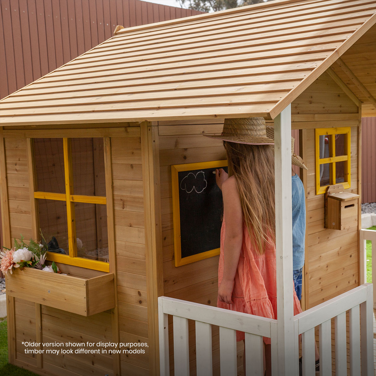 Camira Cubby House - Kids Playhouse for Indoor & Outdoor Fun - Perfect for Backyard, Garden, and Playroom Adventures