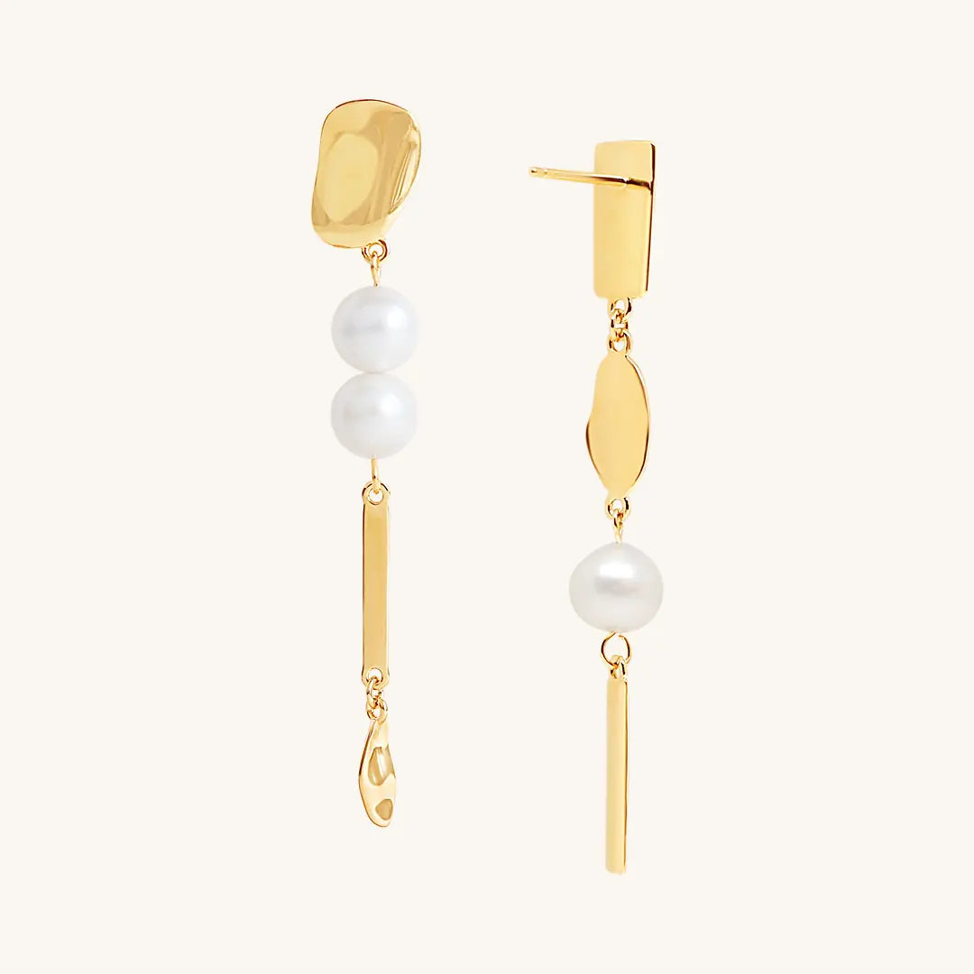 Stylish Antony Earrings for Women - Trendy Gold Hoop Earrings for Everyday Wear - Perfect for Parties, Work & Casual Outfits