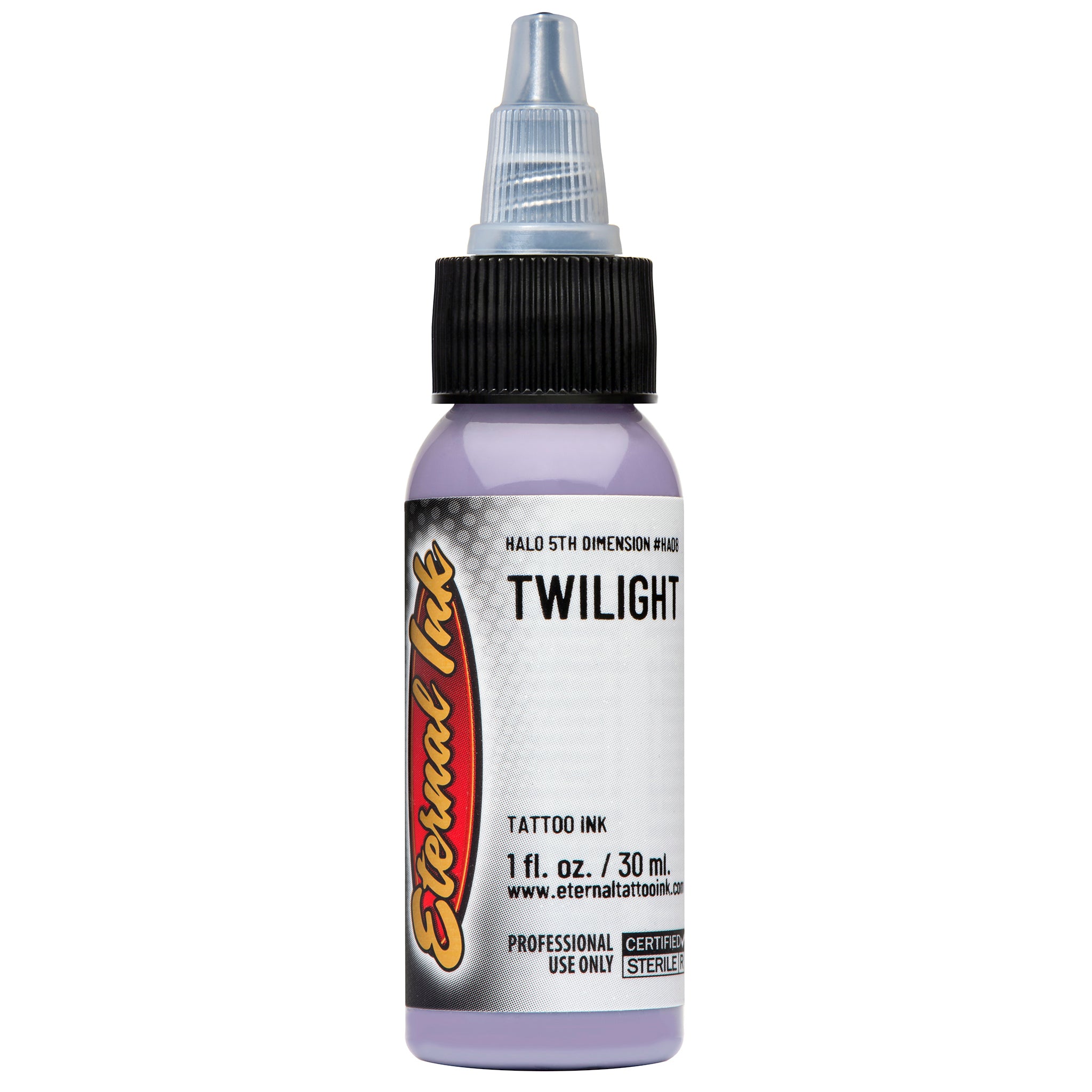 Eternal Halo Twilight Ink 1oz - Premium Tattoo Ink for Professional Artists - Perfect for Realism, Black & Grey Tattoos