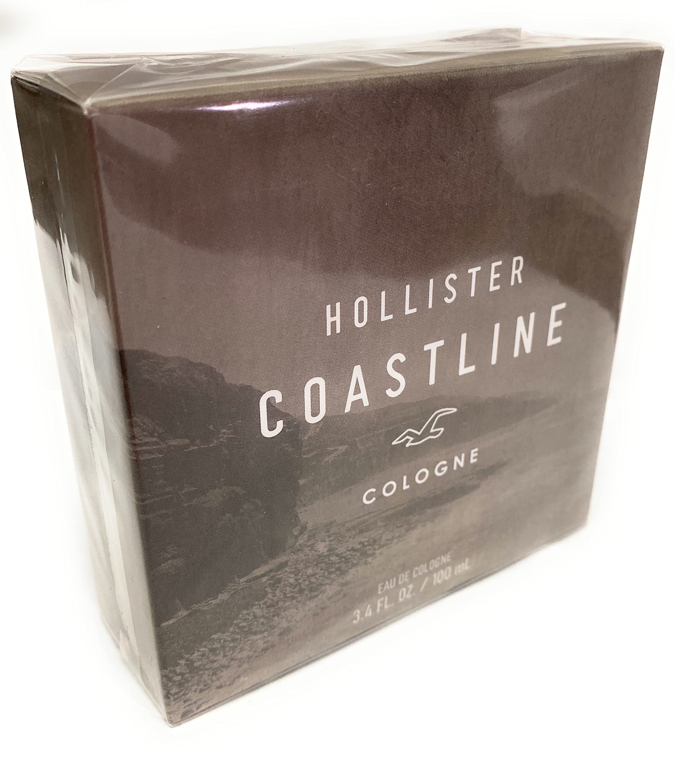 Hollister Coastline Cologne for Men - 3.4 oz Eau de Toilette Spray | Fresh Aquatic Scent | Long-Lasting Fragrance | Perfect for Daily Wear, Date Nights & Special Occasions