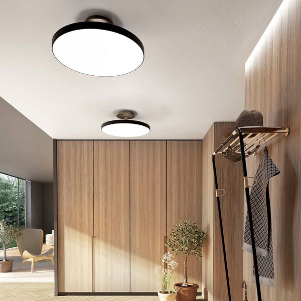 Asteria Up Modern LED Ceiling Lamp - Dimmable Flush Mount Light Fixture for Living Room, Bedroom, and Kitchen