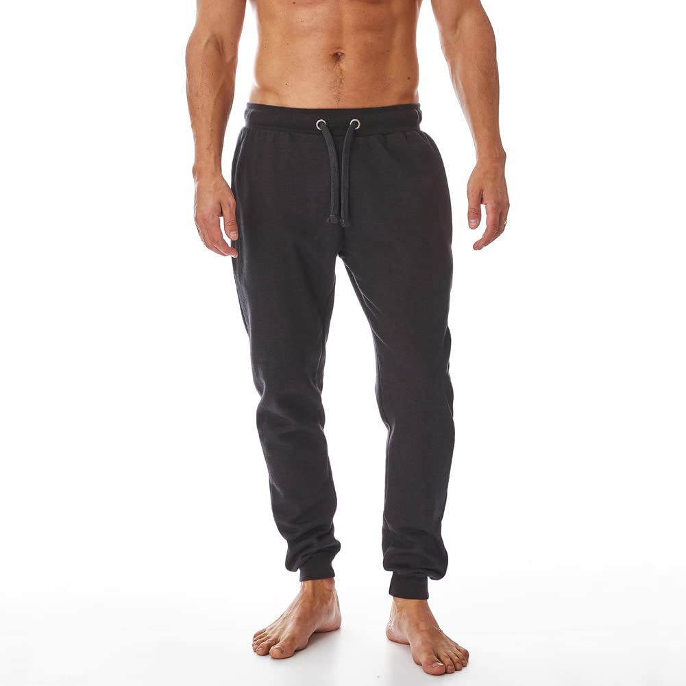 Eco-Friendly Men's Jogging Sweatpants - Reclaimed Yarn Comfortable Lounge Pants for Running, Gym & Casual Wear