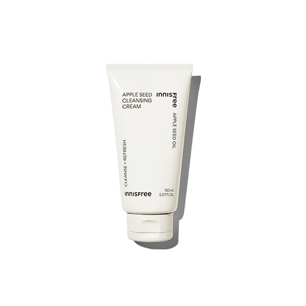 Innisfree Apple Seed Cleansing Cream - Gentle Hydrating Face Wash for Dry & Sensitive Skin | Daily Makeup Remover & Deep Pore Cleanser for Fresh Glowing Skin