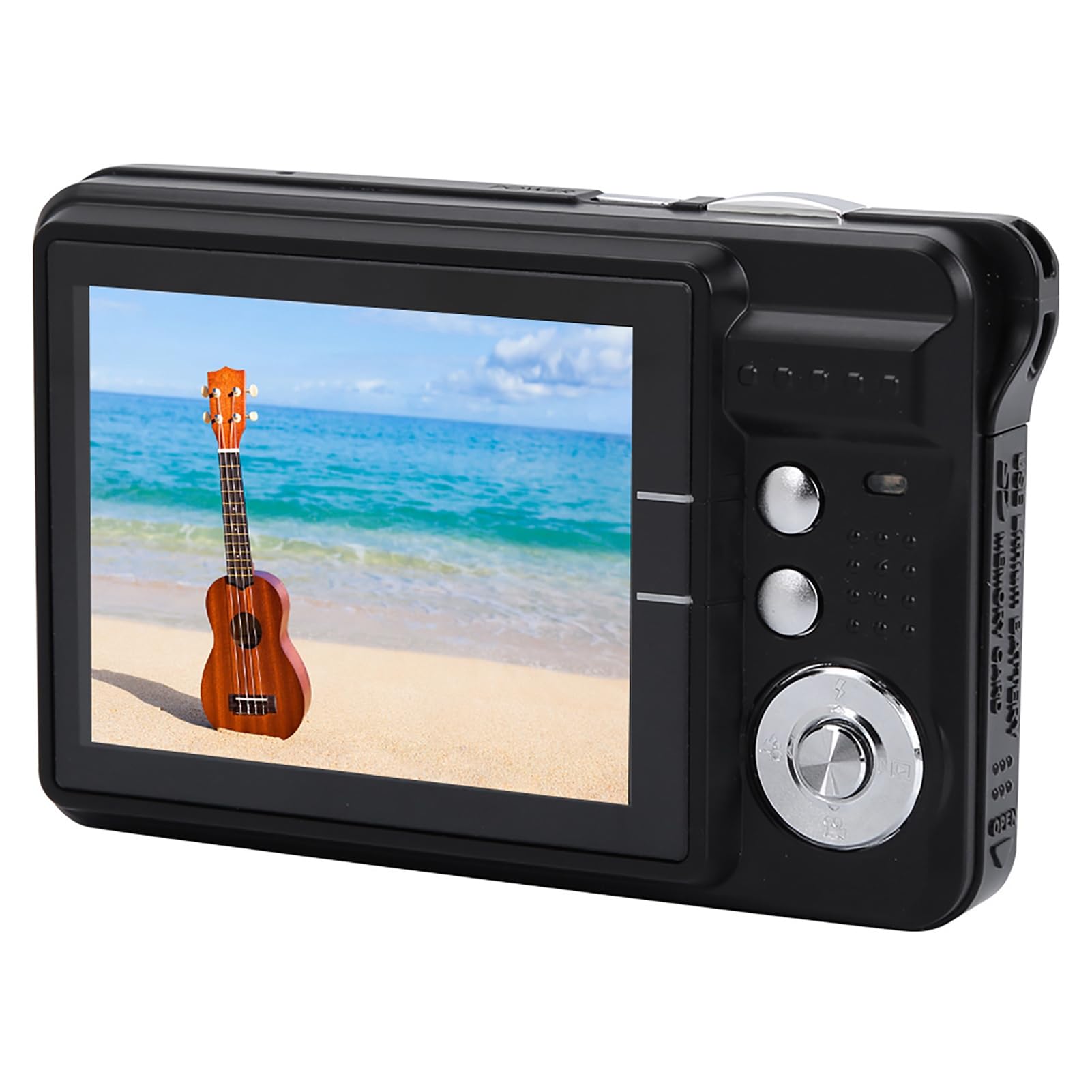 **2.7 Inch Kids Digital Camera - HD Video & Selfie Camera Toy for Children with Rechargeable Battery, Perfect for Birthday Gifts & Travel Adventures (Black)**