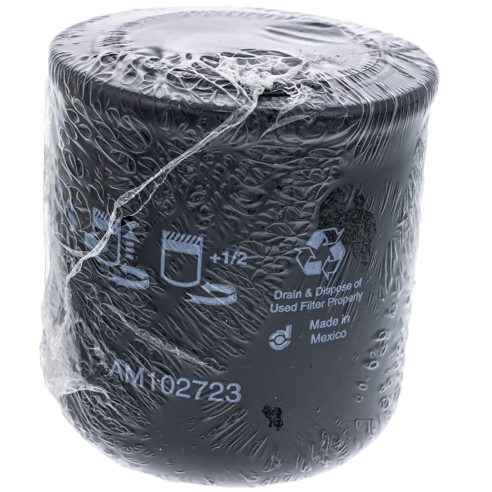 John Deere AM102723 Original Equipment Oil Filter - Compatible with Tractors, Mowers & Agricultural Equipment