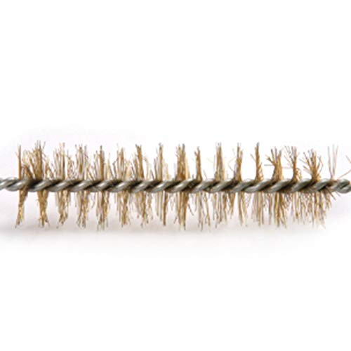 6-Piece Brass Tube Cleaning Brush Set - Stainless Steel Round Wire Brush for Pipes, Auto Parts, Bottles & Guns (6 Sizes) - Perfect for Plumbing, Automotive Maintenance & Home DIY Projects