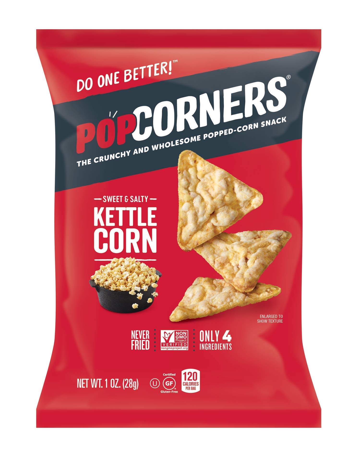 PopCorners Gluten Free Snacks Variety Pack - 24 Count (4 Flavors, 1 oz Bags) | Healthy Corn Chips for School Lunches, Office Snacks & Movie Nights