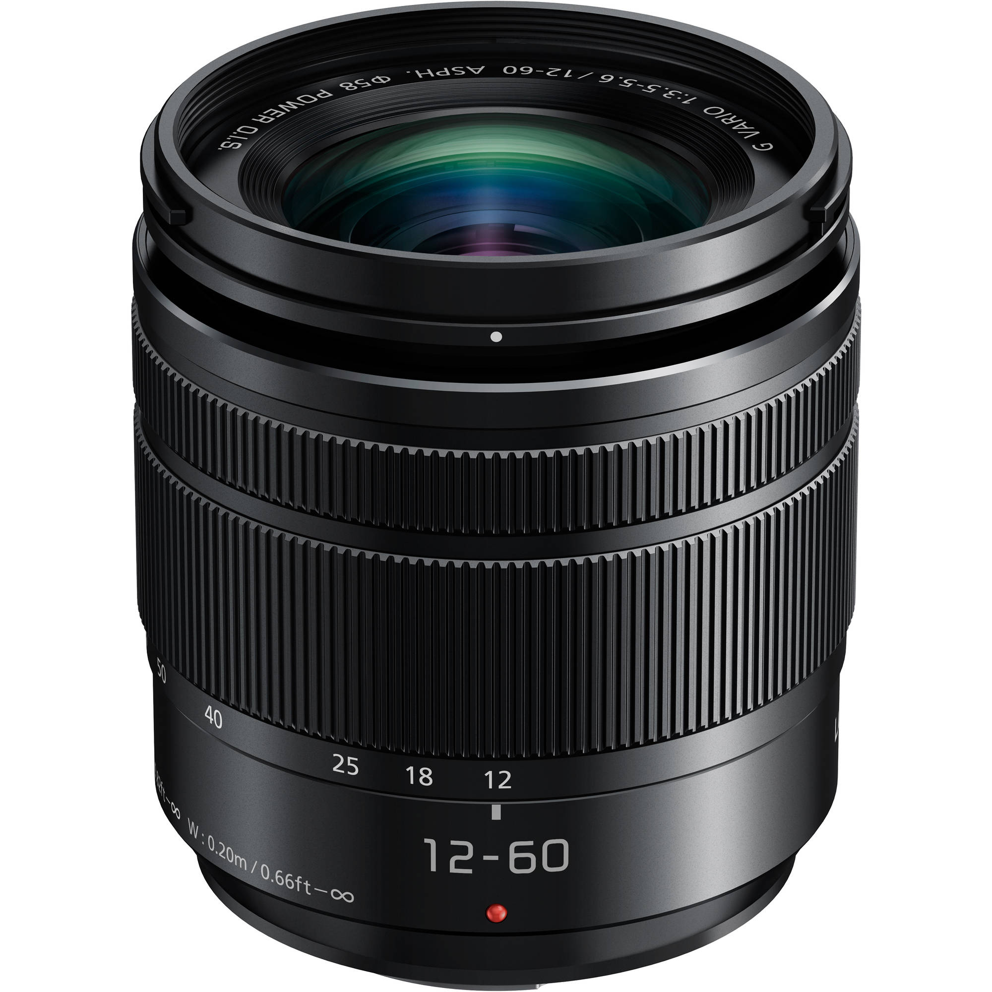 Panasonic Lumix G Vario 12-60mm f/3.5-5.6 ASPH. POWER O.I.S. Lens for Micro Four Thirds Cameras - Perfect for Travel, Landscape & Portrait Photography