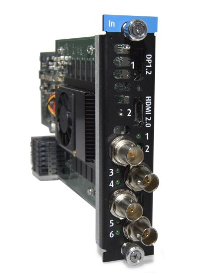 Barco R9004785 Event Master 4K60 Tri Combo Input Card - Professional 4K/60Hz Video Input Module for Live Events & Broadcast Studios