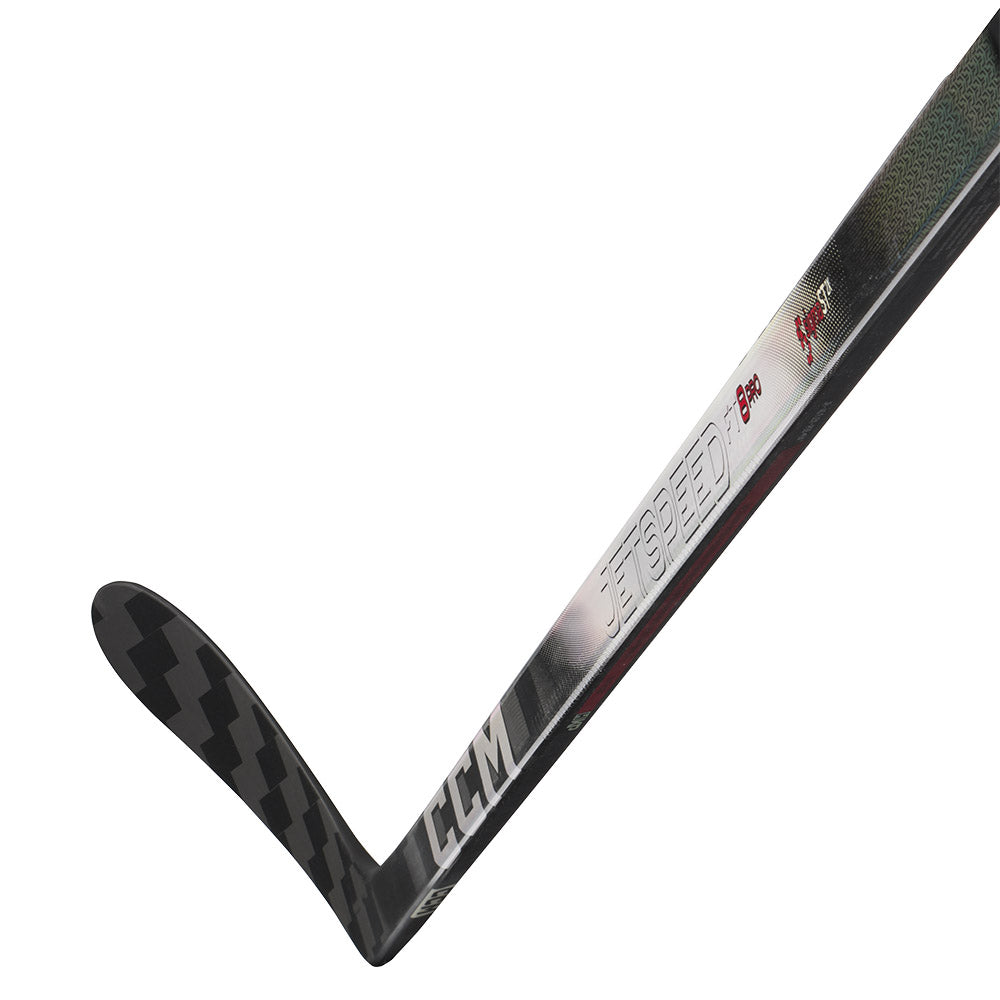 CCM Jetspeed FT8 Pro Junior Ice Hockey Stick - Lightweight Composite Hockey Stick for Youth Players - Perfect for Practice, Training & Games