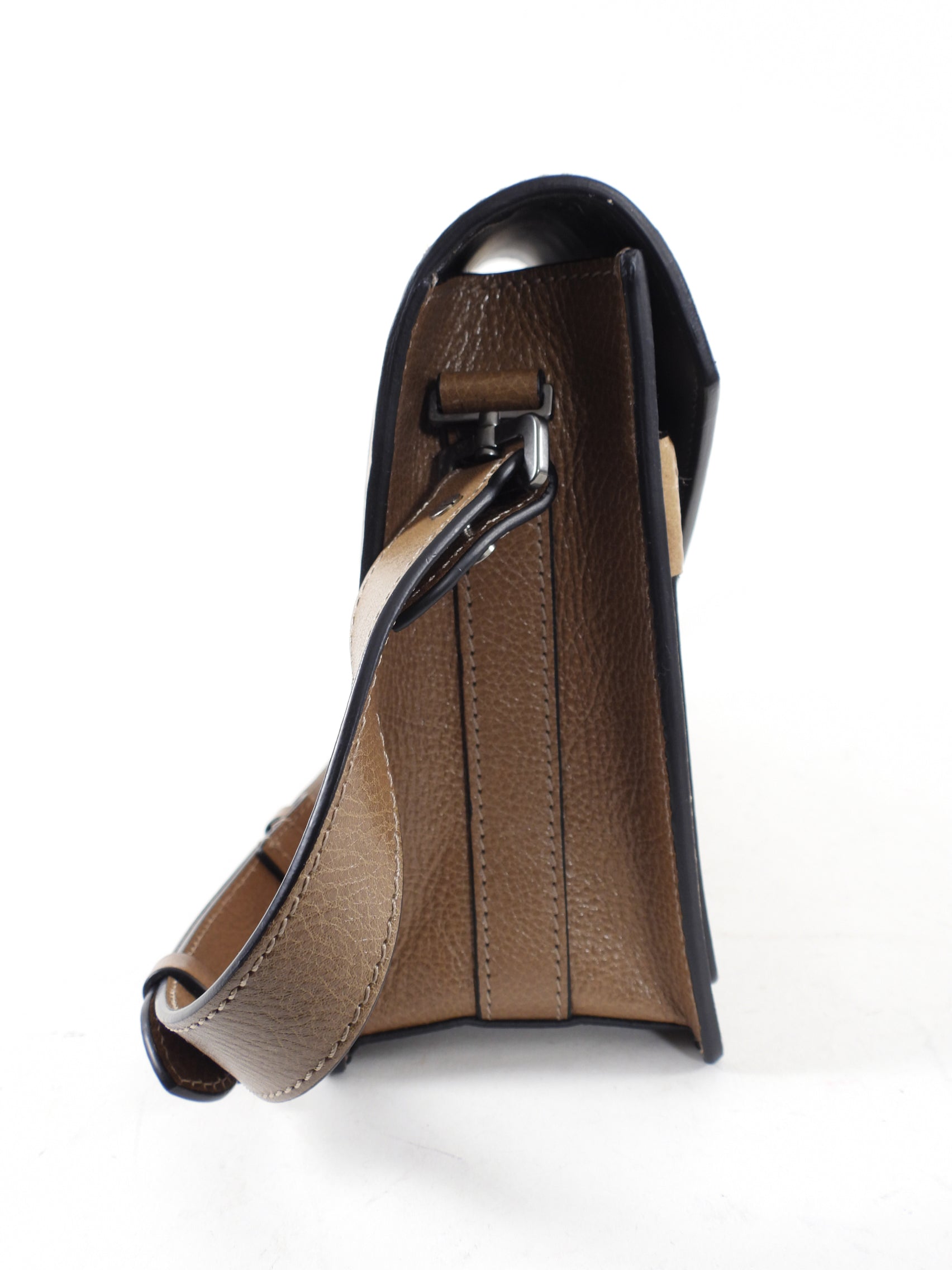 Brunello Cucinelli Beige Leather Monili Envelope Crossbody Bag for Women | Luxury Designer Handbag | Perfect for Work, Travel & Evening Events