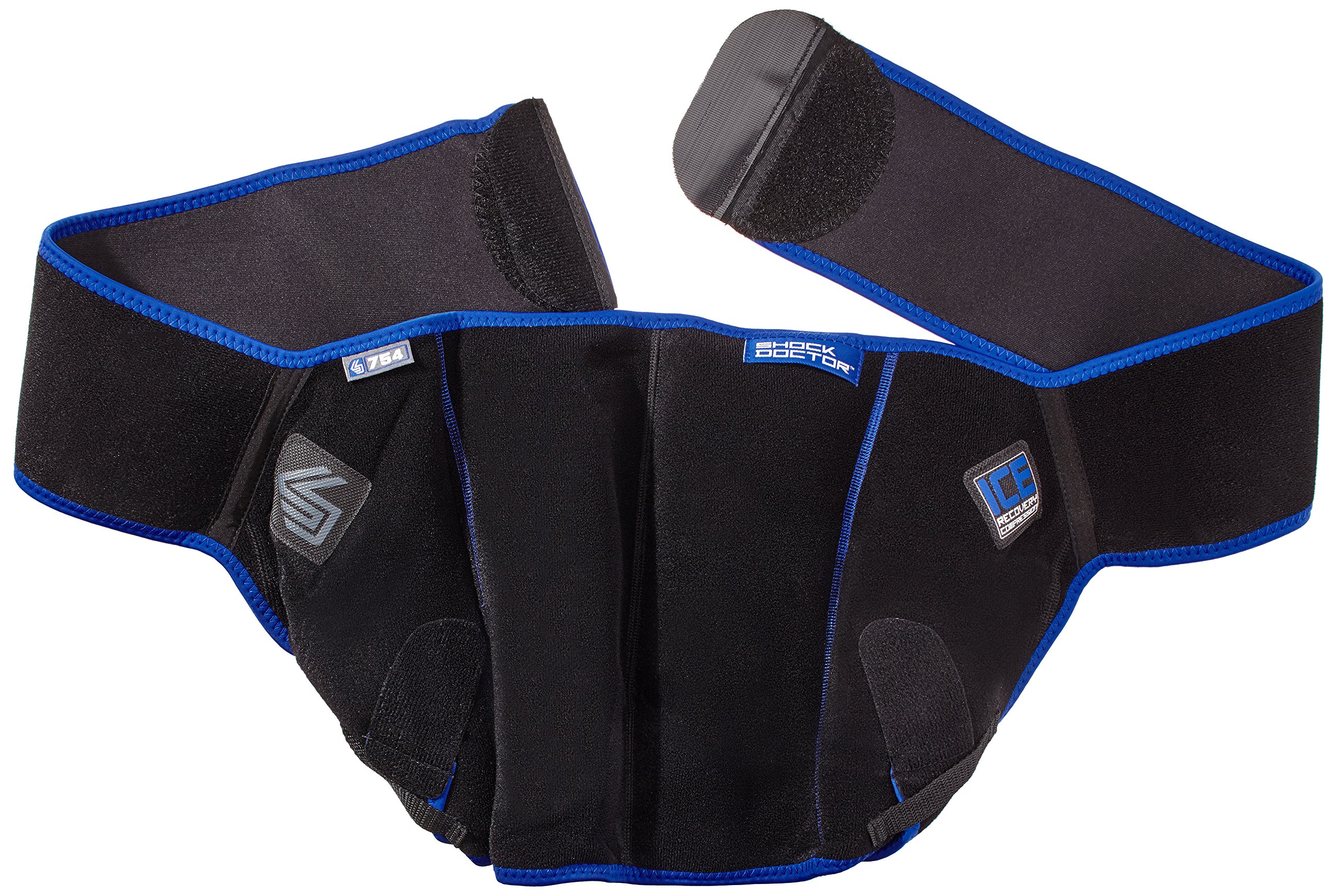 Shock Doctor ICE Recovery Compression Shoulder Wrap - Cold Therapy for Shoulder Pain Relief & Injury Recovery - Perfect for Athletes, Post-Workout & Arthritis Sufferers