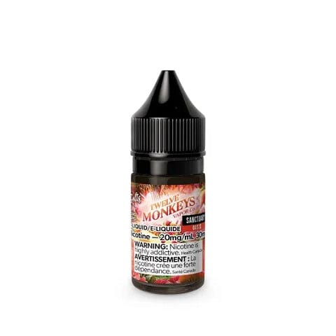 Sanctuary Salt Nic & Twelve Monkeys Salts 30mL - Premium E-Liquid for Vaping | Refillable Pods & Vape Pens | Smooth Nicotine Salt Experience