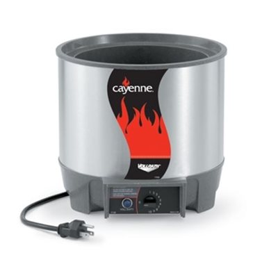 Vollrath Cayenne 7 Quart (7 Qt) Commercial Soup Warmer - Electric Buffet Food Warmer for Restaurants, Catering & Home Kitchen Use
