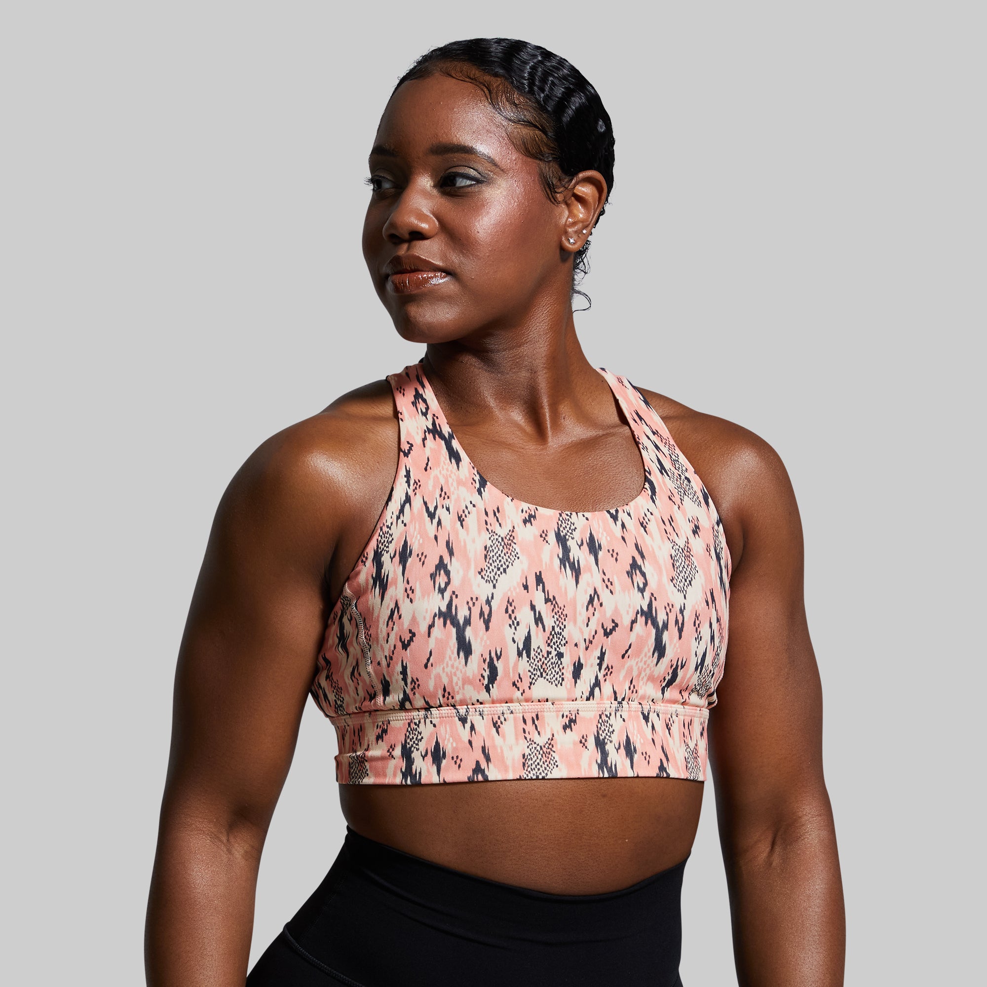 Ignite Sports Bra for Women - High Impact Workout, Running, Yoga - Breathable & Supportive Pink Desert Activewear - Gym, Fitness, Training Essentials
