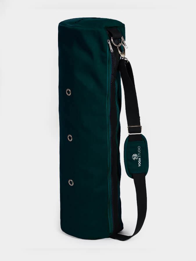 GOTS Certified Organic Cotton Yoga Bag for Women & Men - Eco-Friendly Yoga Mat Carrier with Pockets - Perfect for Yoga Studio, Gym, Travel & Workout Essentials Storage