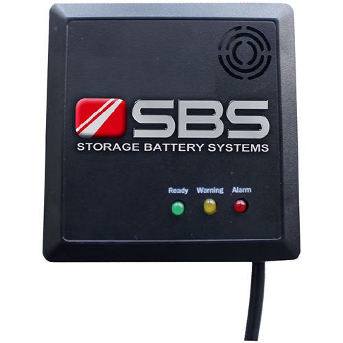 SBS-H2 Hydrogen Detector with Storage Battery System - Visual & Audible Alarm for Home/Industrial Gas Leak Detection - Perfect for Laboratories, Fuel Cell Rooms & Hydrogen Storage Areas