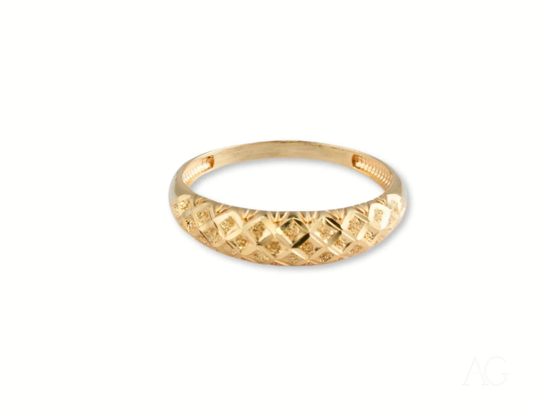 18k Gold Aparador Ring for Women - Elegant & Durable Jewelry Gift for Anniversary, Wedding, or Special Occasions