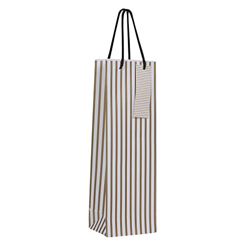 White and Golden Vertical stripe(Pack of 5)