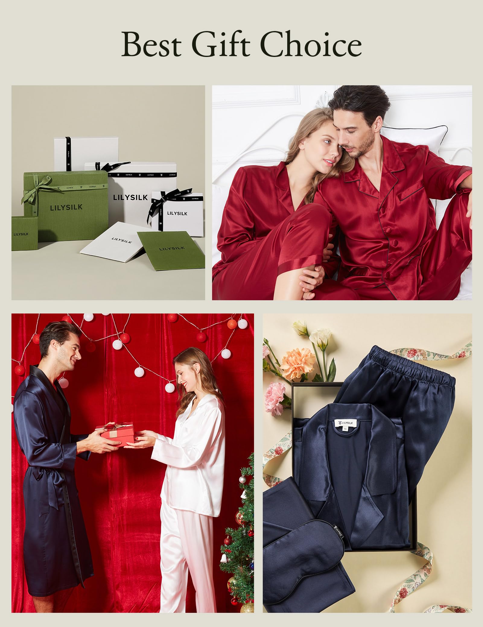 Luxury 100% Mulberry Silk Pajamas for Women - 22 Momme Pure Long Sleeve Nightwear Set | Soft & Breathable Sleepwear for Comfortable Nights, Gifts for Her, Bridal Loungewear
