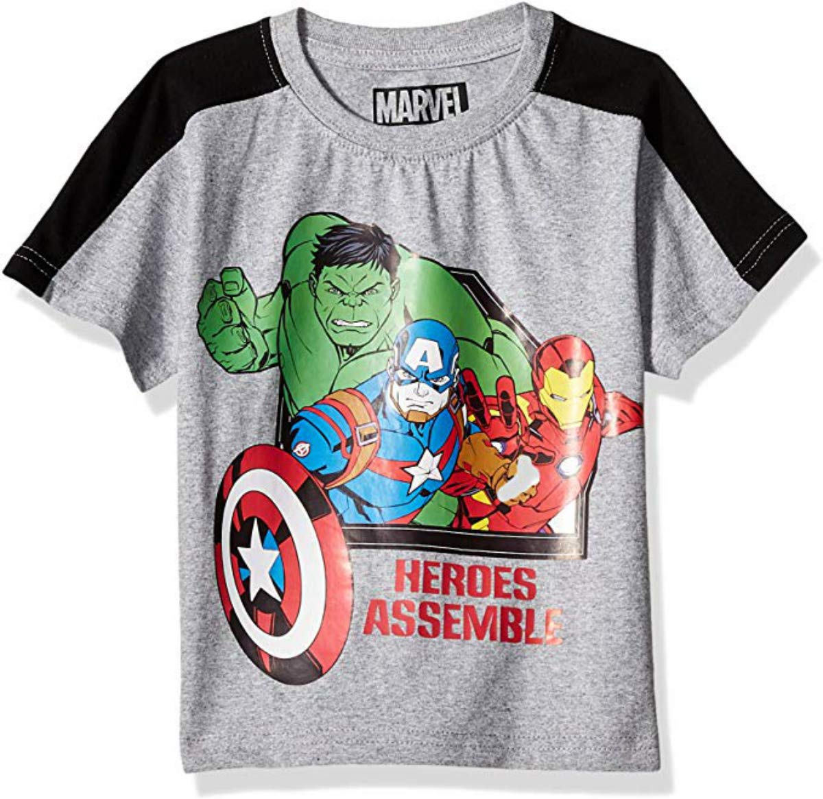 Marvel Superhero Toddler Boys T-Shirt - Soft Cotton Short Sleeve Tee for Kids | Perfect for Playtime, Birthday Gifts & Everyday Wear