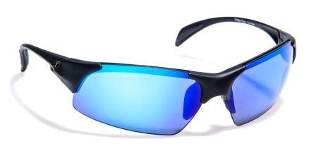 Matte Black-Polarised Blue REVO Mirror Lens