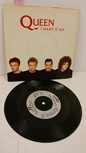 QUEEN - I Want It All 7 Inch Single Vinyl Record | Classic Rock Collectible | Perfect for Music Lovers & Vinyl Enthusiasts | Great for Home Decor, Gifts & DJ Sets
