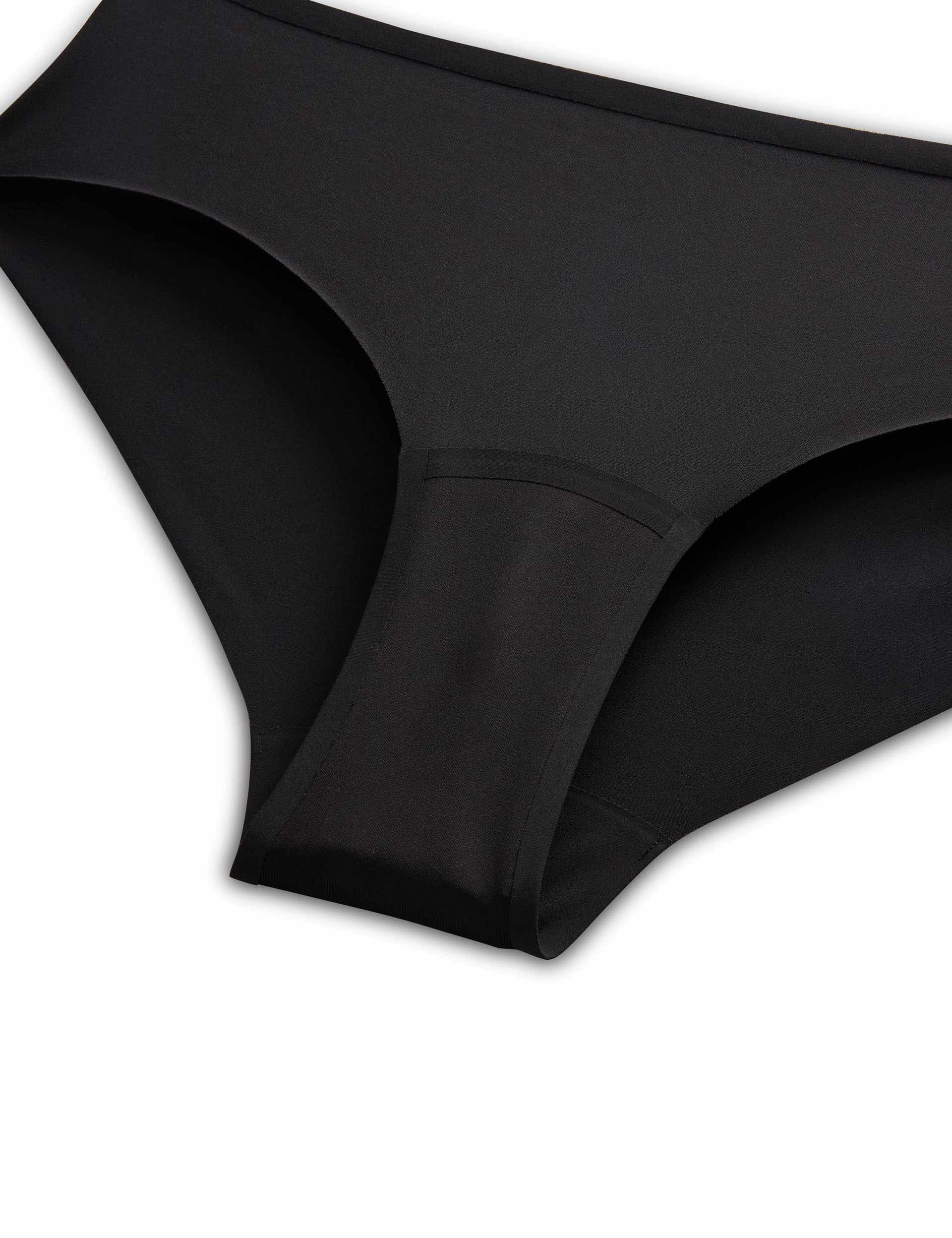 Leak Proof Period Underwear for Women - Black & Cool Grey - Comfortable & Absorbent for Overnight Protection, Active Wear & Daily Use