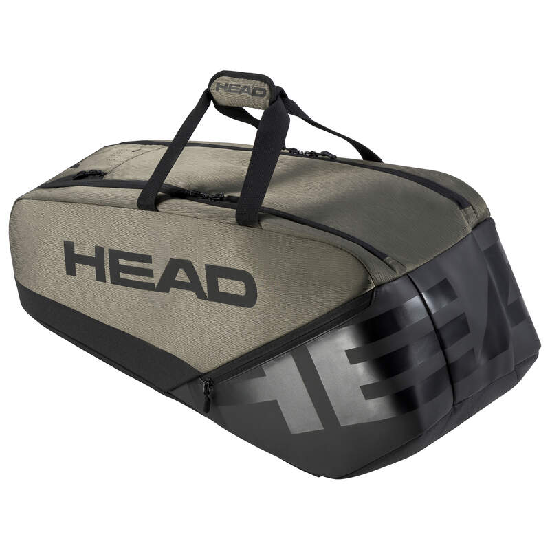 Head Pro X Large 9 Racquet Tennis Bag - Thyme/Black - Perfect for Tennis Players & Tournament Travel