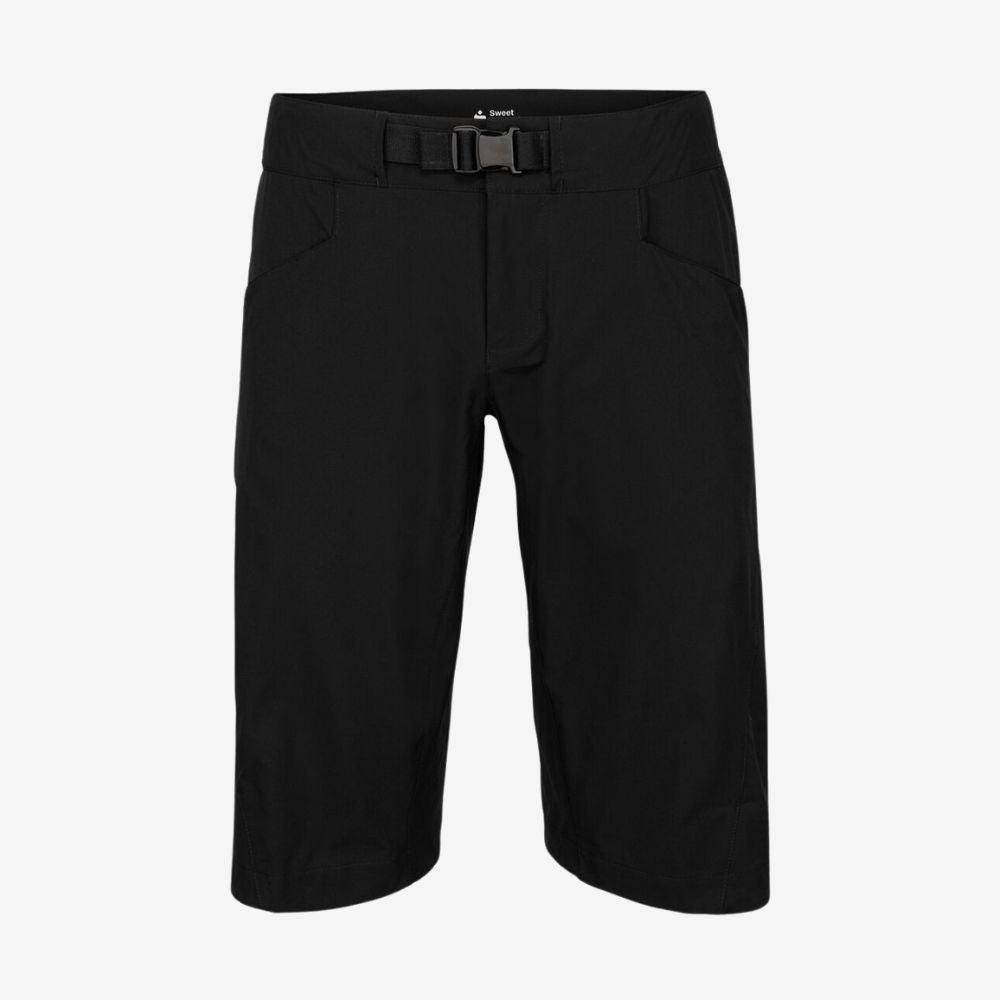 Hunter Men's Slashed Denim Shorts - Black | Distressed Casual Wear for Summer & Street Style Outfits