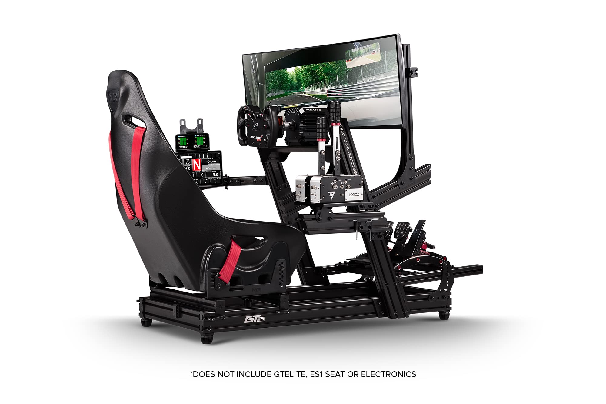 Next Level Racing Elite Direct Monitor Mount - Black Edition | Universal Monitor Stand for Gaming & Sim Racing | Perfect for PC, Xbox & PS5 Setups