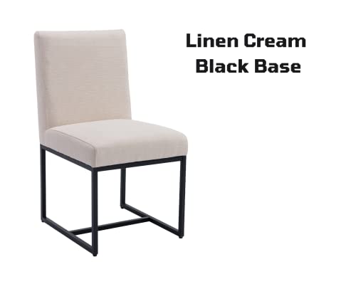 Linen Cream & Black Leg