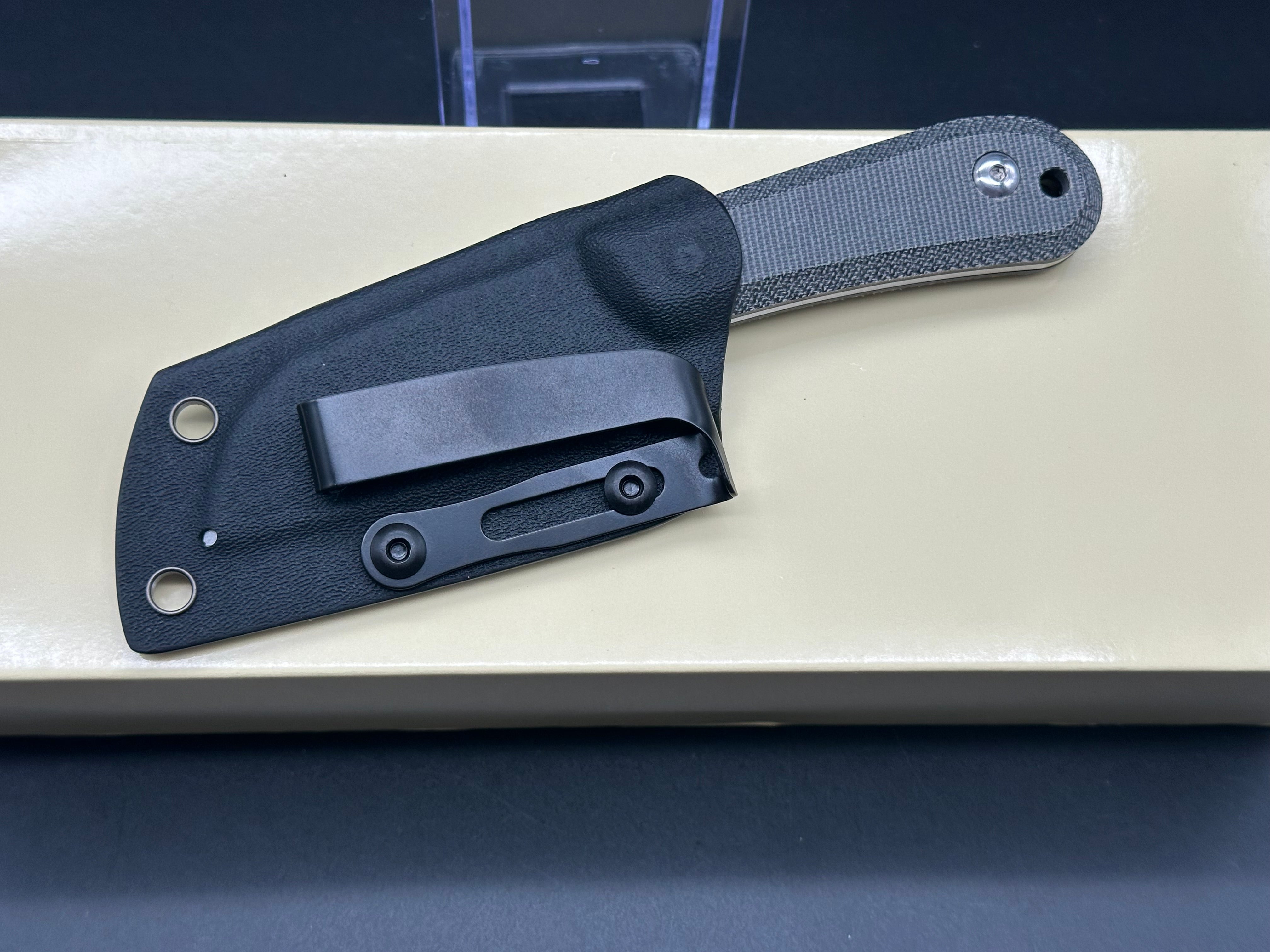 Kizer Cutlery 1062A1 Tyler Barnes Deckhand Fixed Blade Knife - 2.95