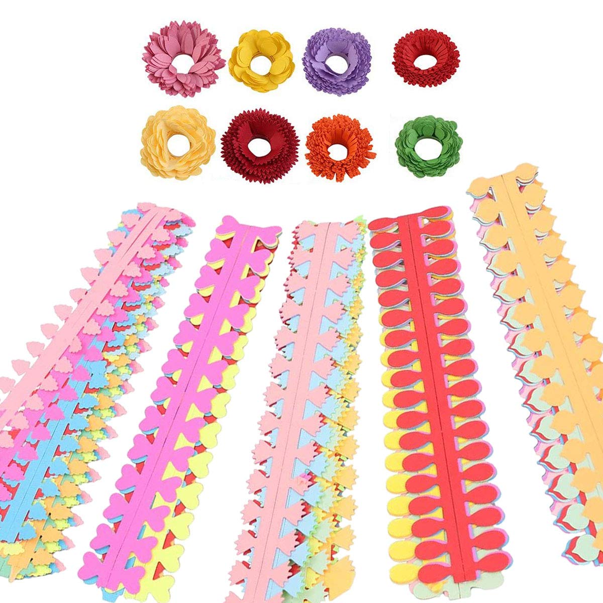 Woohome 143 PCS Paper Quilling Strips Kit - Flower Design Craft Supplies for DIY Handmade Greeting Cards, Scrapbooking, Home Decor & Wall Art | Perfect for Beginners & Professional Paper Crafting