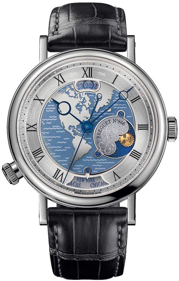 Breguet Hora Mundi 5717 Platinum Men's Luxury Watch - World Time, Automatic Movement - Perfect for Business, Travel & Special Occasions