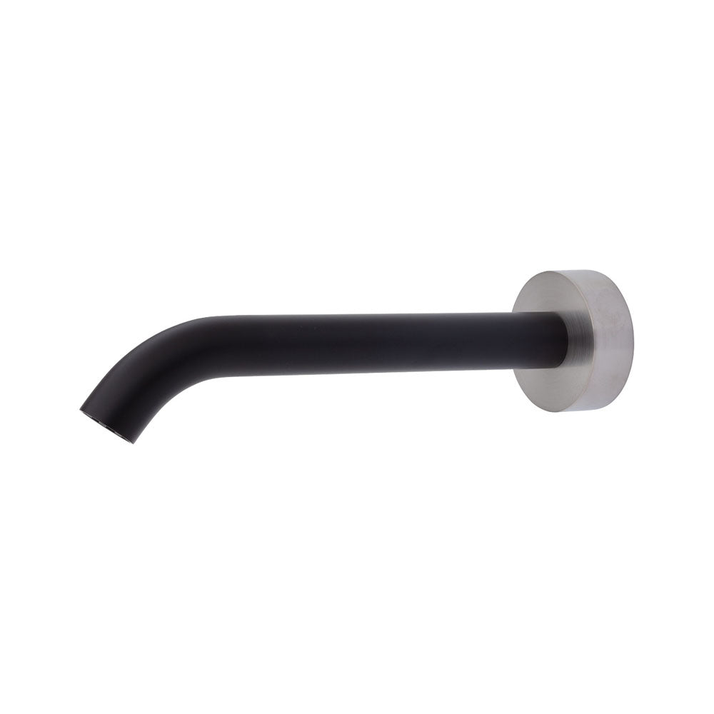 Matte Black / Brushed Nickel Backplate