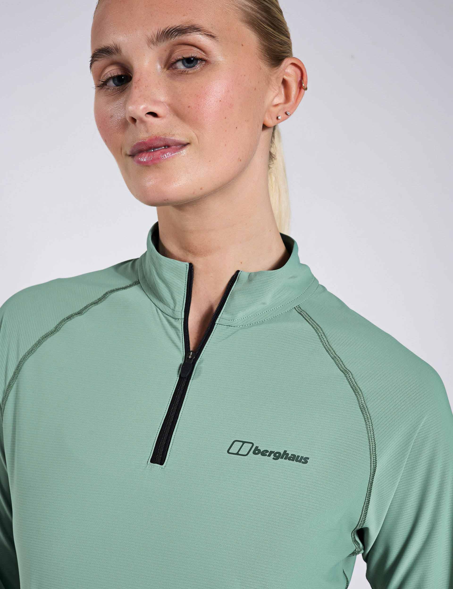 24/7 Tech Long Sleeve Half Zip Performance T-Shirt - Lightweight & Breathable for Outdoor Activities & Casual Wear