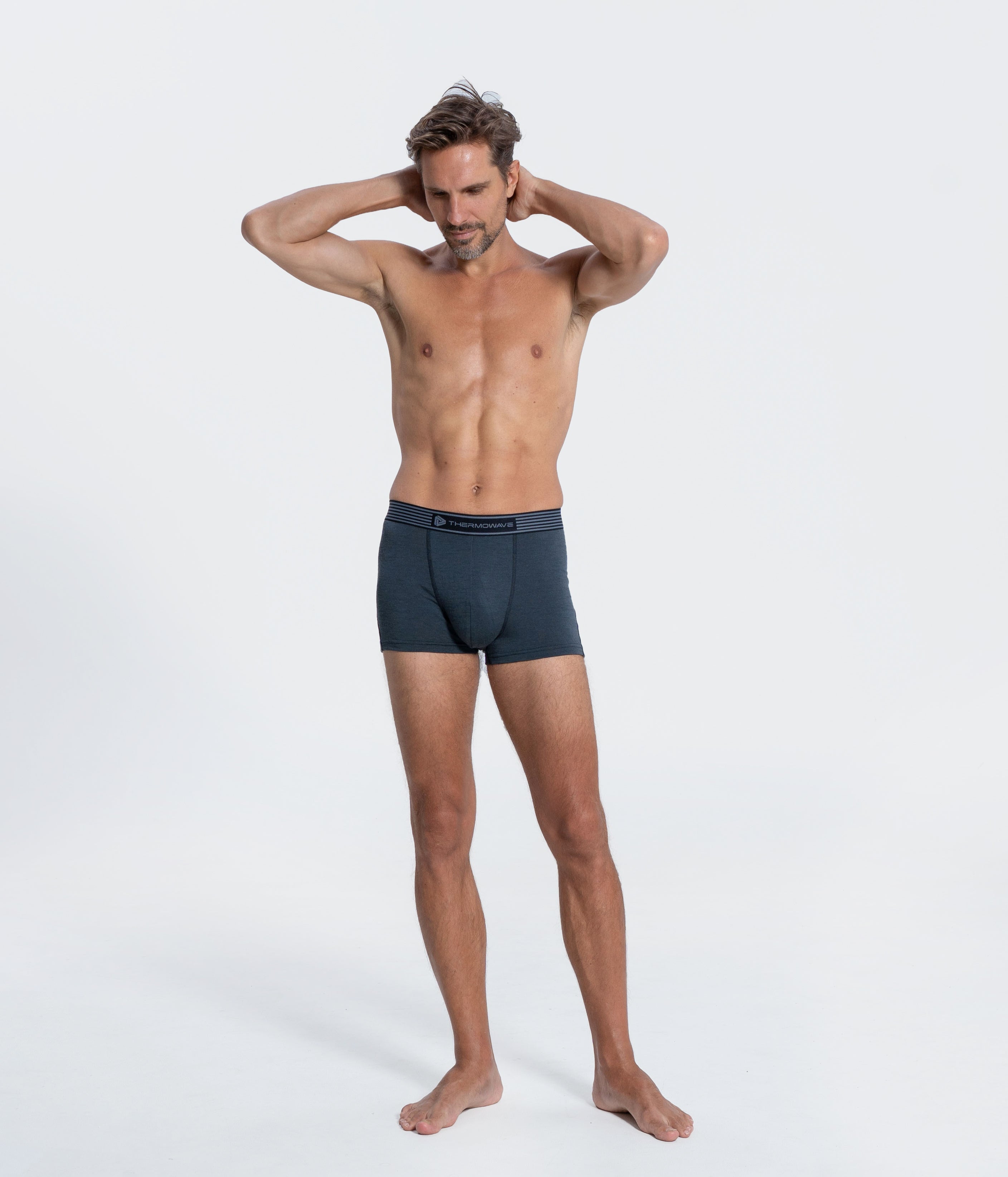 Premium Men's Merino Wool Boxer Briefs - Soft, Breathable & Odor-Resistant Underwear for Travel, Hiking & Everyday Comfort
