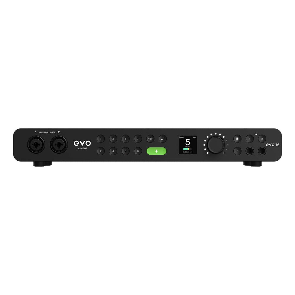 Audient EVO 16 24x24 USB Audio Interface - Professional Studio Recording & Podcasting Equipment for Home & Music Production