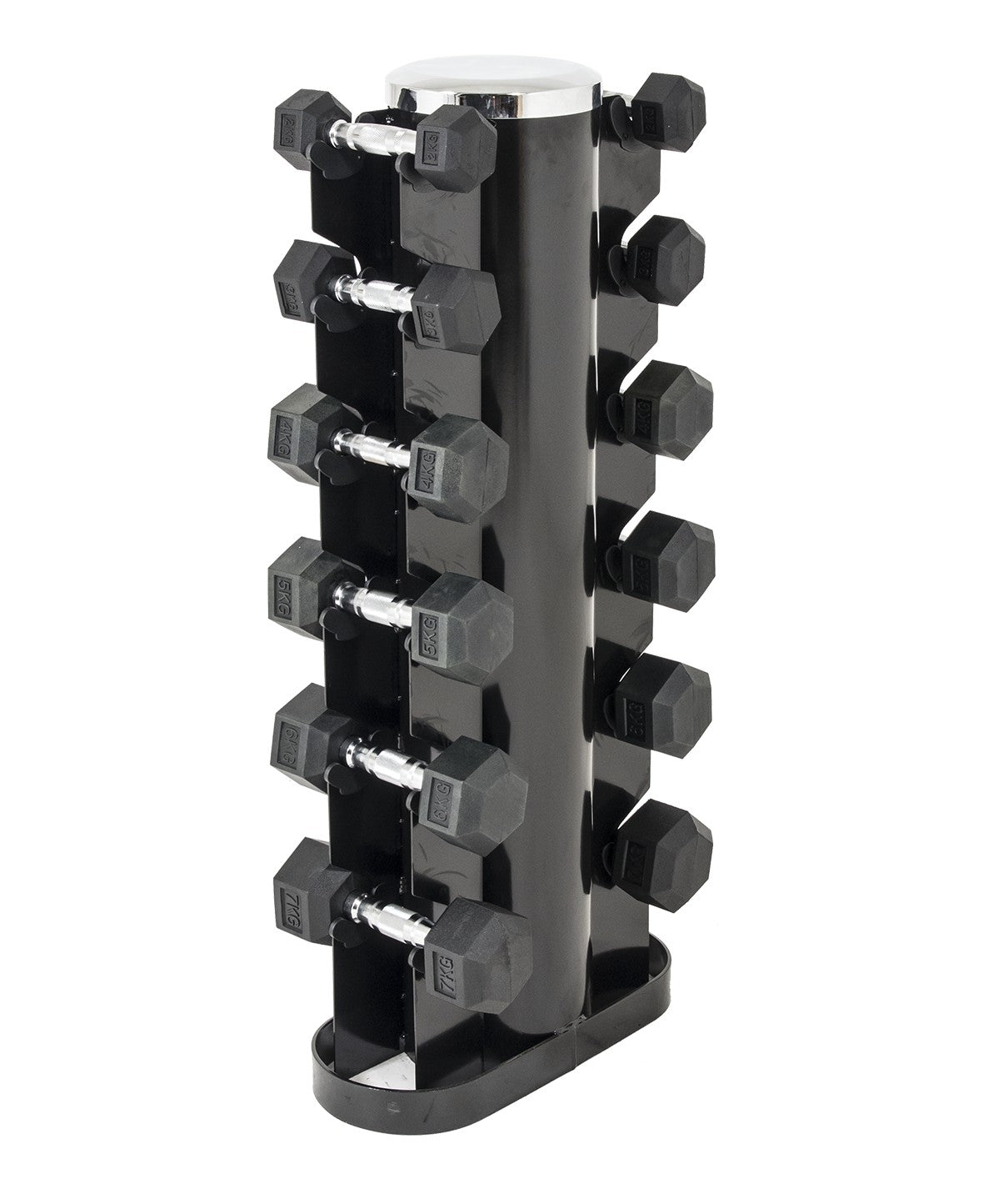 Dumbbell Storage Rack Vertical Stand - Heavy Duty Home Gym Equipment Organizer for Weight Plates & Kettlebells | Perfect for Garage, Basement & Home Workout Spaces