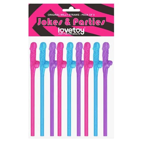 Jokes & Parties Original Willy Straws - Fun Novelty Drinking Straws for Bachelorette Parties, Birthday Celebrations & Adult Humor Gifts