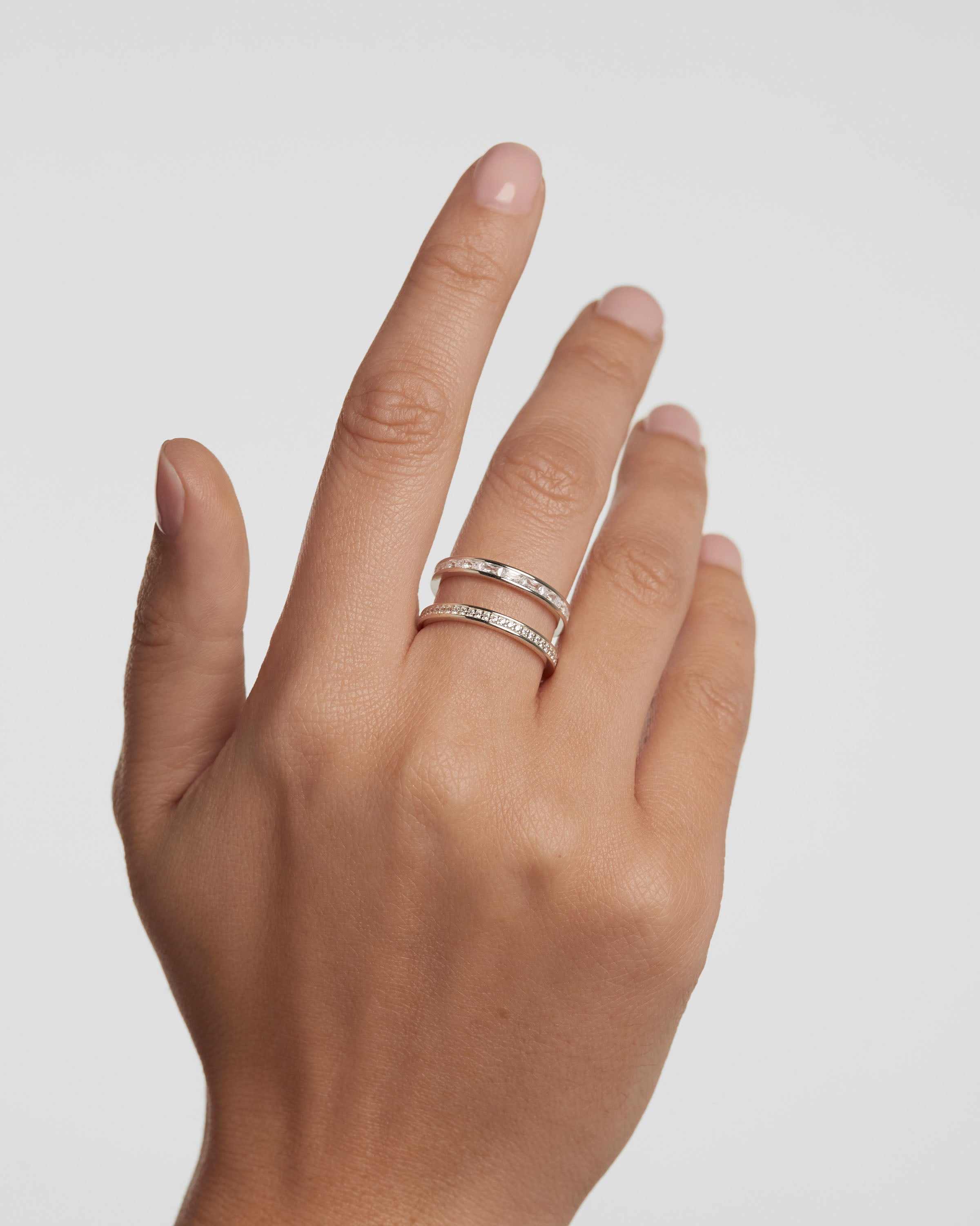 Elegant Bianca Silver Ring for Women - Dainty Sterling Silver Band, Perfect for Everyday Wear, Gift Giving & Special Occasions