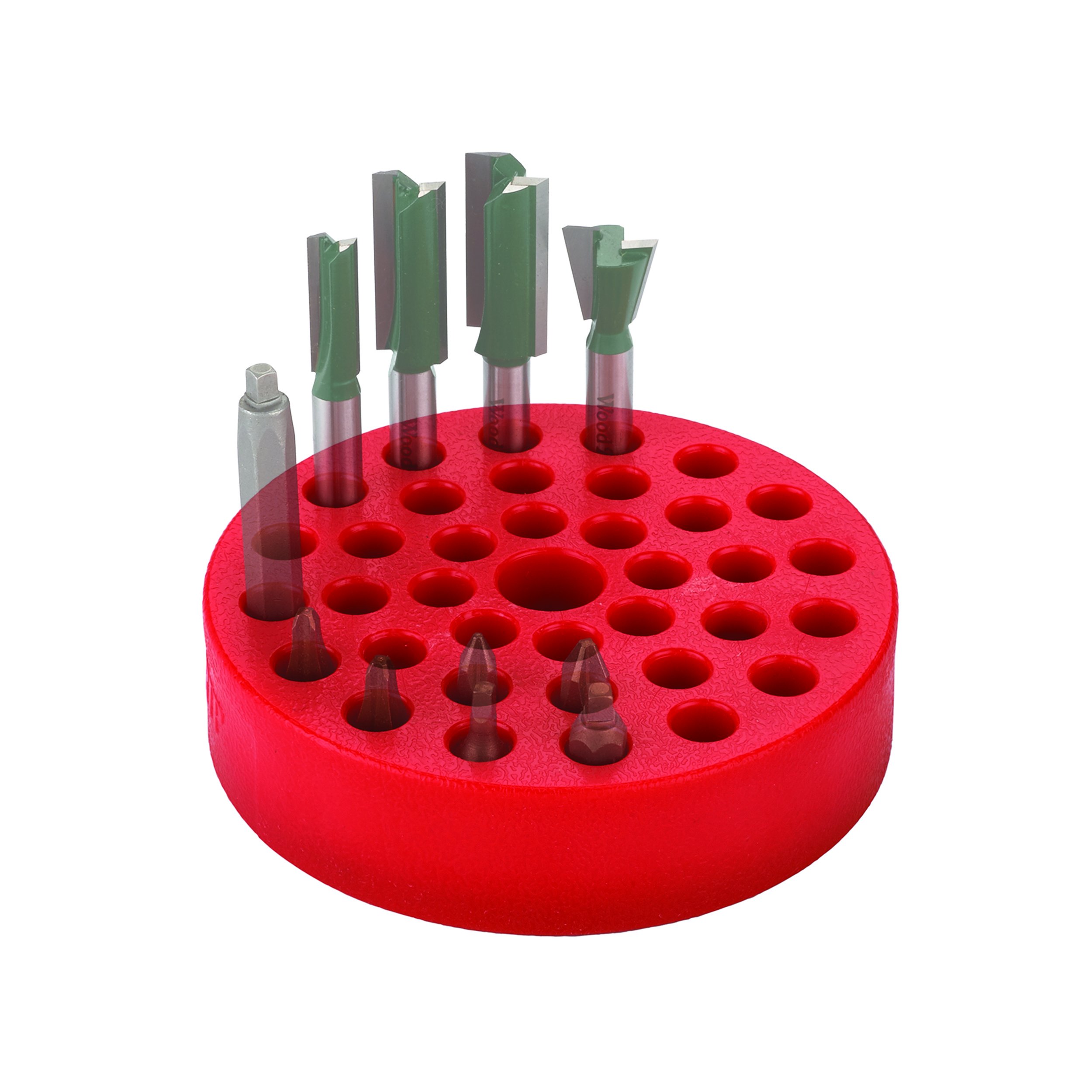 GRIP Magnetic Bit Holder - Strong Magnetic Screwdriver Bit Holder for Drills & Tools (Red) - Perfect for DIY Projects, Home Repairs & Professional Use
