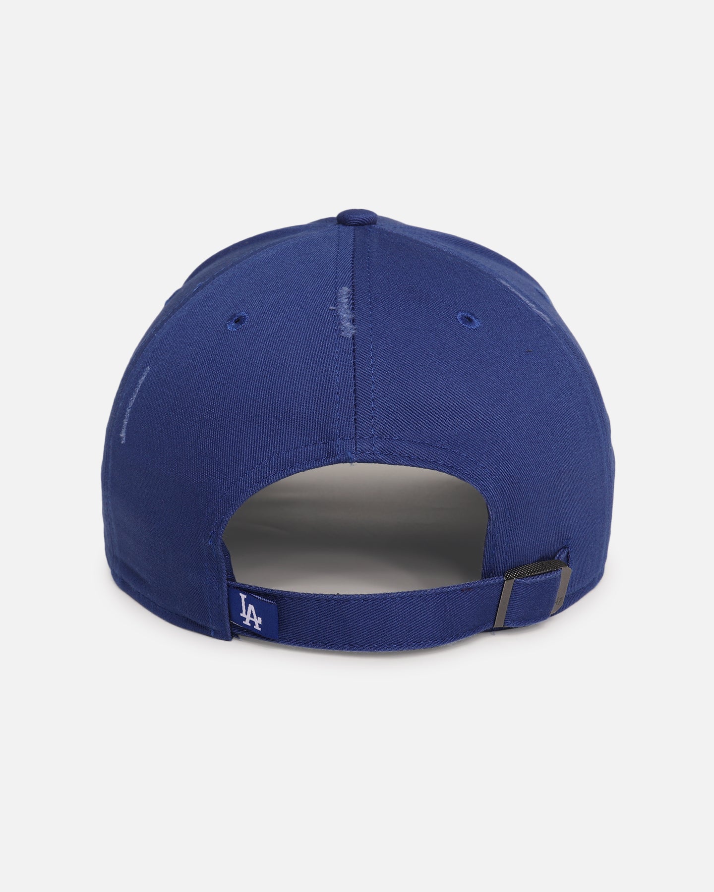 47 Brand Los Angeles Dodgers 'Destruct Gothic Visor' 47 Offside Strapback Snapback Hat - Royal/Royal - Adjustable Baseball Cap for Men & Women - Perfect for Games, Outdoor Sports & Casual Wear