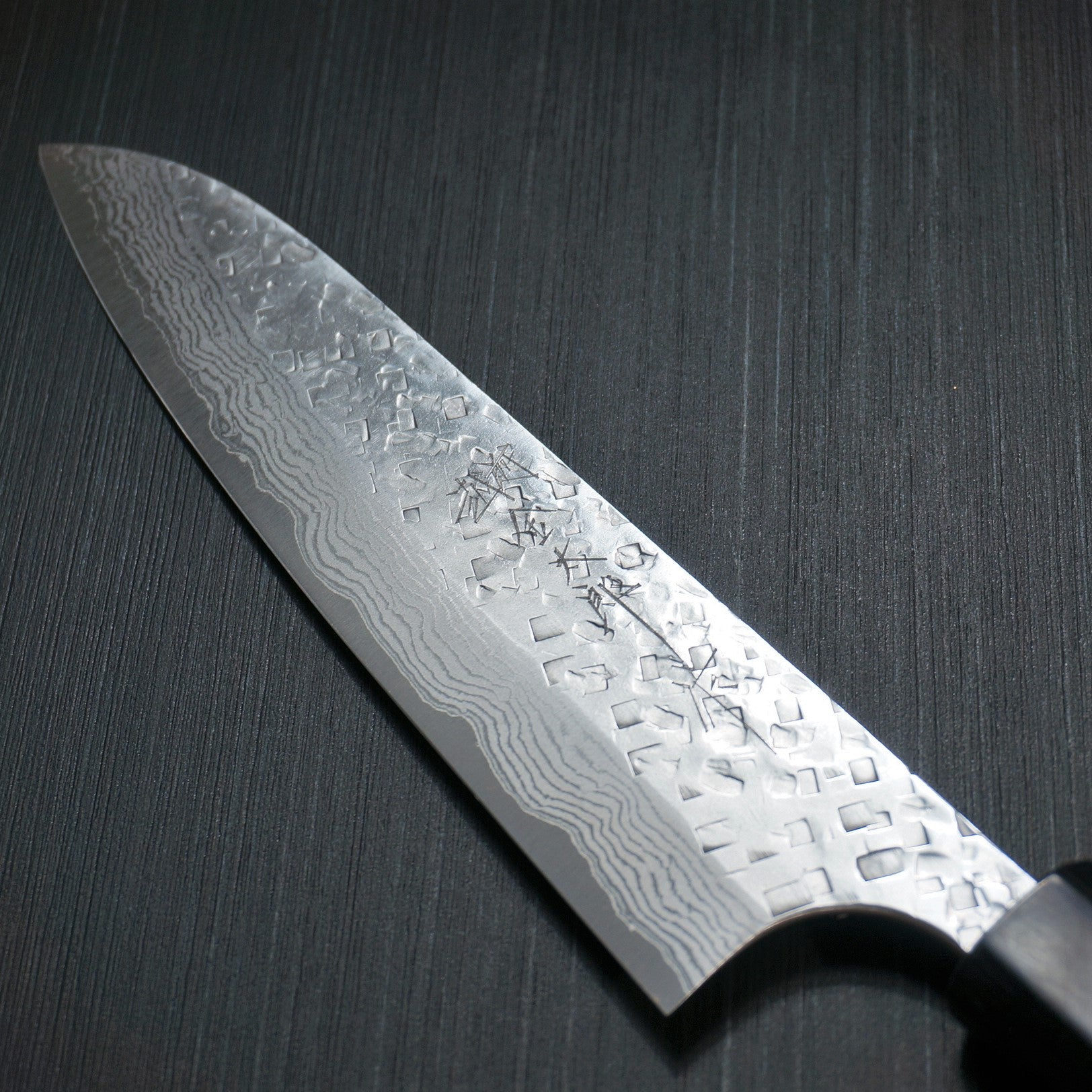 Premium KATO VG10 Hammered Damascus Gyuto Chef Knife 180mm - Japanese High Carbon Stainless Steel Blade with Ebony Wood Handle - Perfect for Sushi, Meat Cutting & Professional Kitchen Use