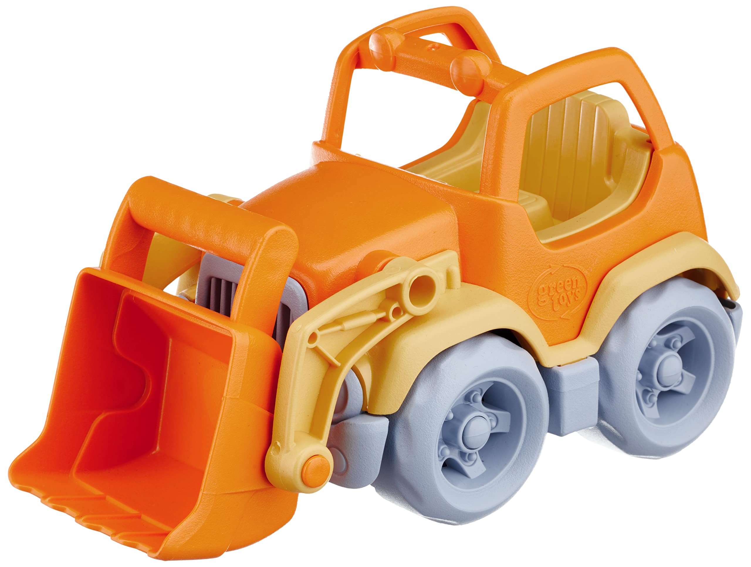 Green Toys Construction Truck 3 Pack - Eco-Friendly Plastic Toy Vehicles for Kids | Perfect for Sandbox Play, Pretend Construction Sites & STEM Learning