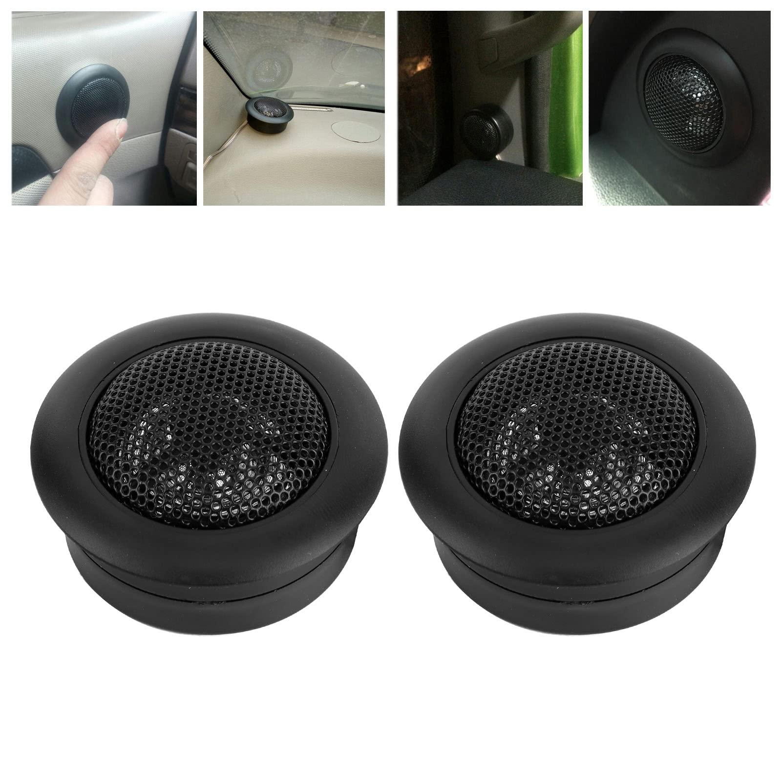 2Pcs 120W High Power Car Tweeter Speakers - Universal Small Car Audio System with 2kHz-22kHz Frequency Range - Perfect for Car Upgrades & Enhanced Music Experience