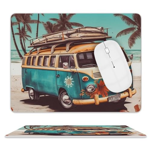 Old Bus With Surfboard