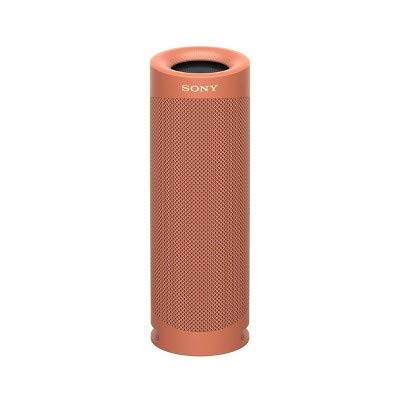 Sony SRS-XB23 EXTRA BASS Wireless Bluetooth Speaker - IP67 Waterproof, 12-Hour Battery, USB-C, Portable for Travel & Outdoor Adventures - Perfect for Beach, Pool, Camping & Hiking - Coral Red